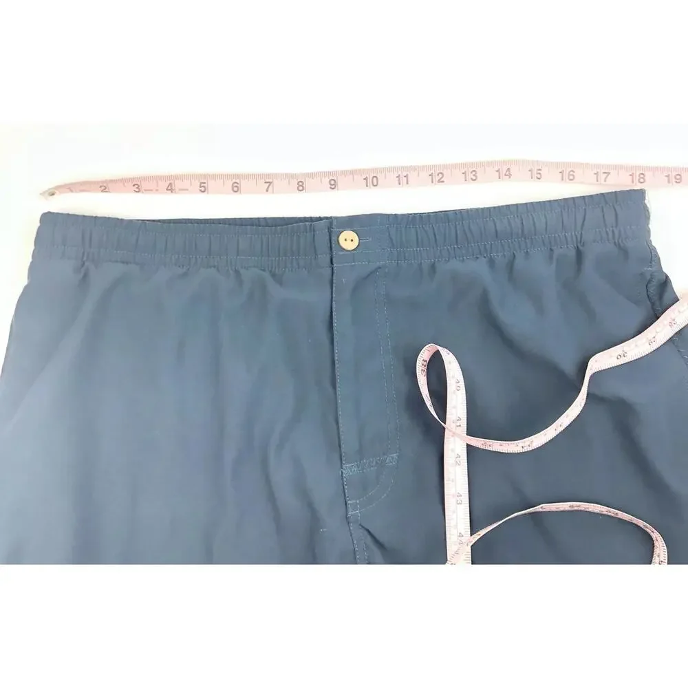 DUKE KAHANAMOKU Shorts Swim Suit Trunks Mens SZ Small Blue